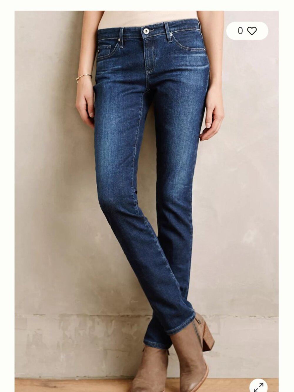 AG Adriano Goldschmied | The Stevie Slim Straight Jean | Dark Wash | 30R
